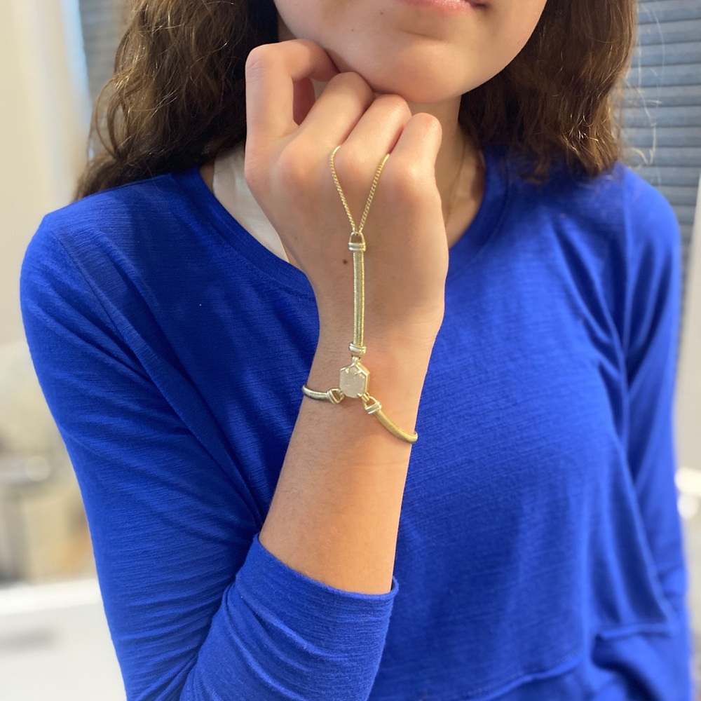Kendra Scott Gold Bracelet Minimalist Design